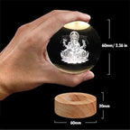 Ganesh Crystal LED Lamp